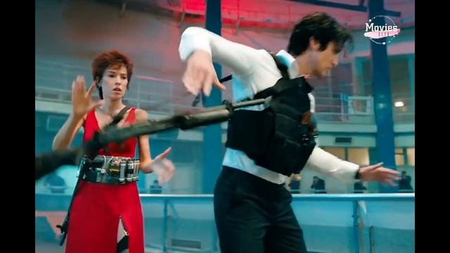 Funniest Gun fight scene ??| Funny scenes from movie Nicky Larson смотреть онлайн
