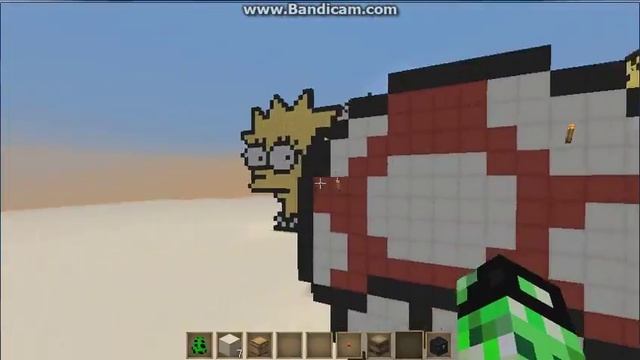 Обзор карты(прикольные посторойки)в minecraft (-: смотреть онлайн