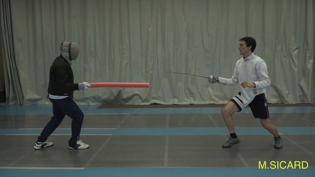 Escrime épée leçon lesson lección Sicard Michel #19 смотреть онлайн