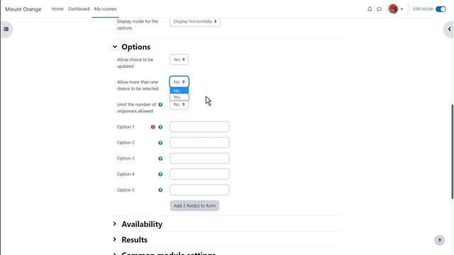 Choice in Moodle смотреть онлайн