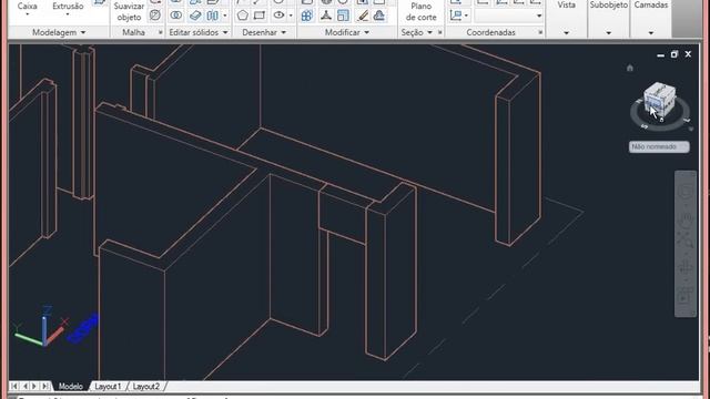 Aula de AutoCad casa 3d part 1 de 4 смотреть онлайн