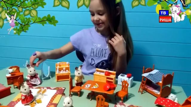 Sylvanian Families "Семья шоколадных зайчиков"Видео для детей*Family chocolate rabbits*Original* смотреть онлайн