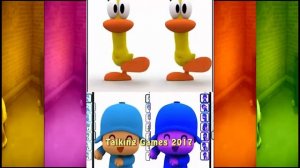 Learn Colours #11# with Talking Pato Kids Pocoyo Fun Learning Colors  Baby TOM games 2017 для детей