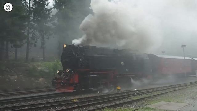 🚂🇩🇪 Паровоз в горах Гарц смотреть онлайн