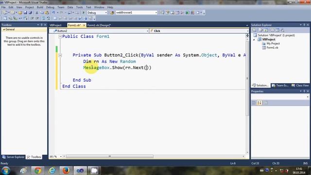VB.NET Tutorial 29 : Random Number Generator in VB.NET смотреть онлайн