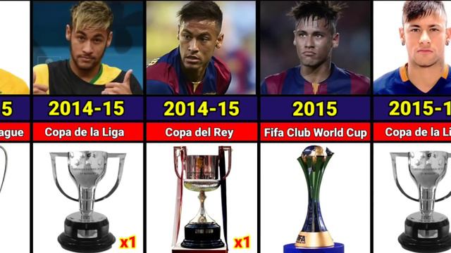 List Of Neymar Jr. Career All Trophies & Awards 2023 смотреть онлайн