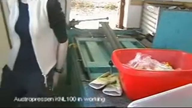 Пресс Pottinger MP 2100. Прессование полиэтилена