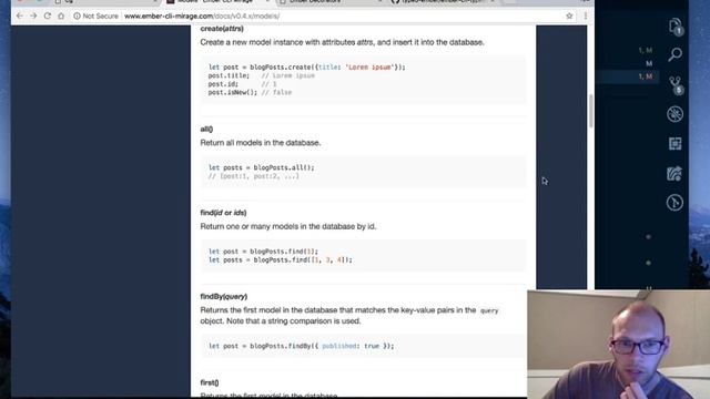 Community Groups App - Creating Records in Ember CLI Mirage (part 2b) смотреть онлайн