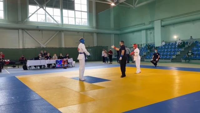 Усков Роман (синий пояс), 2-ой бой, клуб "ЯРОПОЛК", Первенство России по рукопашному бою, 22.10.202 смотреть онлайн