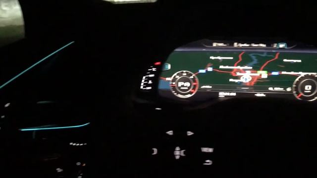Катаемся ночью Audi Q7 2017 Exclusive Individual