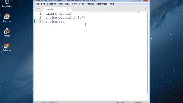 Text to speech using Python Pyttsx3 Module смотреть онлайн