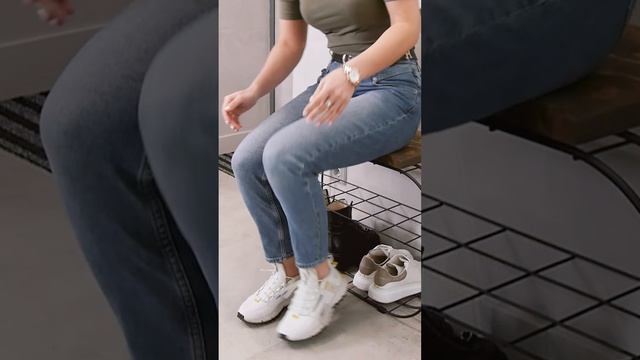 ilwi Обувница для прихожей с сиденьем и полкой для обуви металлическая лофт смотреть онлайн