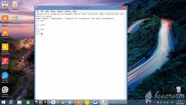 Работа в IDLE Python смотреть онлайн