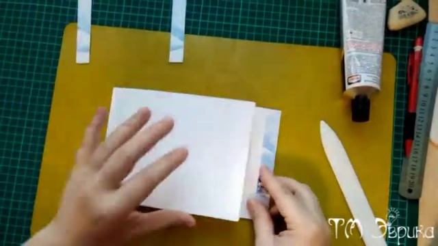 067 МК альбом Зимние сны 5. Оформляем страницы скрапбумагой смотреть онлайн