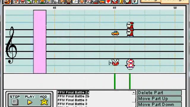 Mario Paint Composer - Final Fantasy IV - The Final Battle (Zeromus Battle) смотреть онлайн