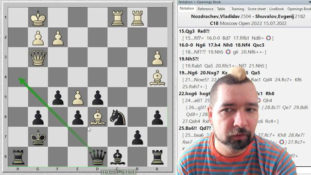 Moscow open 2022 3️⃣ тур ♟ IM Владислав НОЗДРАЧЕВ смотреть онлайн