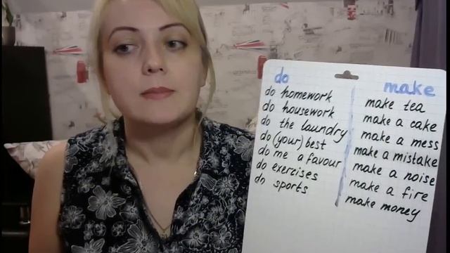 Lesson 20. Глаголы do и make. смотреть онлайн