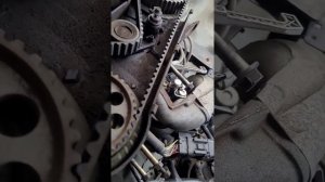 2000 mazda B2500 changing timing belt made easy part5 aligning markings