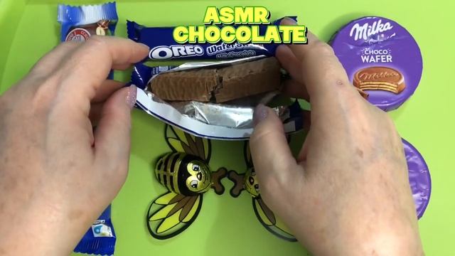 Oreo Wafer Sticks & Milka Choco Wafer & Marzipan Nougat & Unpacking ASMR