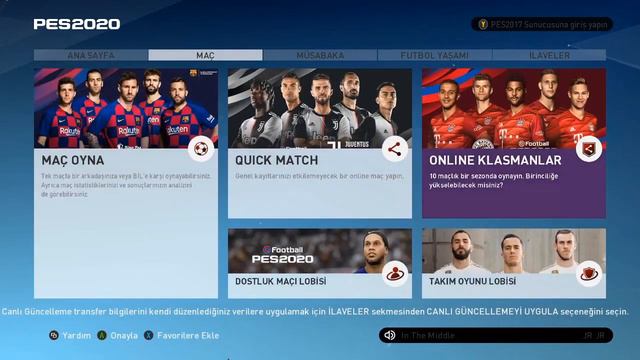 Pes 2017 En Güncel STSL Yaması Next Season Patch 2020(v2) смотреть онлайн