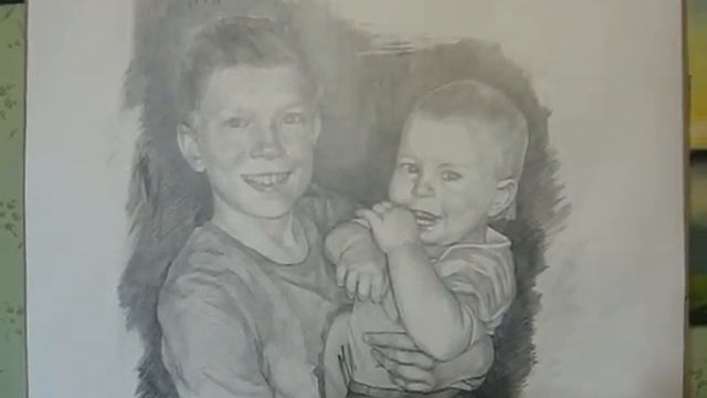 Портрет мальчиков карандашом смотреть онлайн