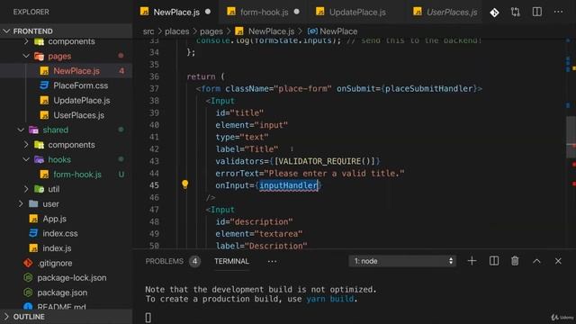 Creating a Custom Form Hook useForm смотреть онлайн