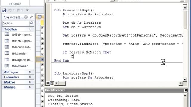 Recordsets in VBA-/MS-Access (Teil 5 - Ändern eines Datensatzes) in besserer Auflösung смотреть онлайн