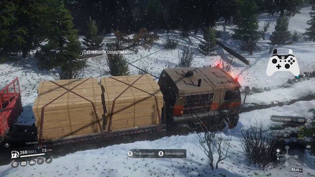 SnowRunner español / Big Salmon / canada / desbloquear el umbral / DLC fase 2 смотреть онлайн