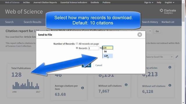 Creating an Author h-Index in Web of Science смотреть онлайн