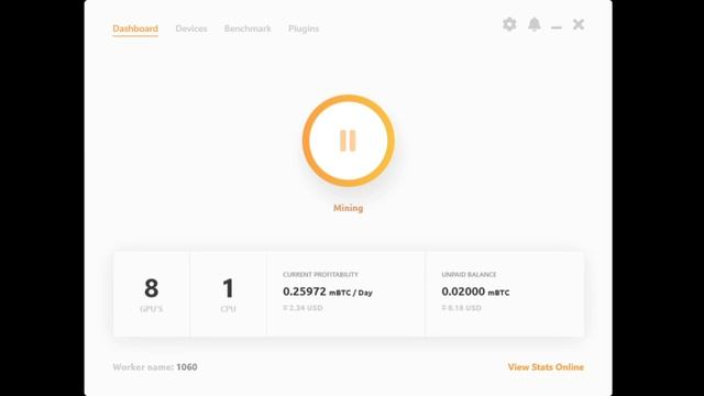 NiceHash Miner Legacy V 3.0.0.7 GTX1060 6GB 8Cards смотреть онлайн
