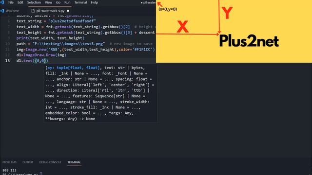 Watermark on Images using Pillow library смотреть онлайн