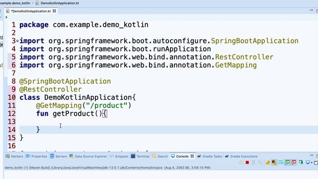 สอนการเขียน Spring Boot ด้วยภาษา Kotlin смотреть онлайн