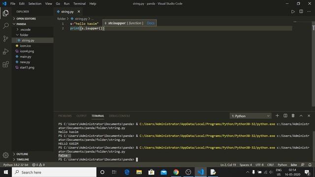 String and it's functions. | python tutorial in Hindi #5 | смотреть онлайн