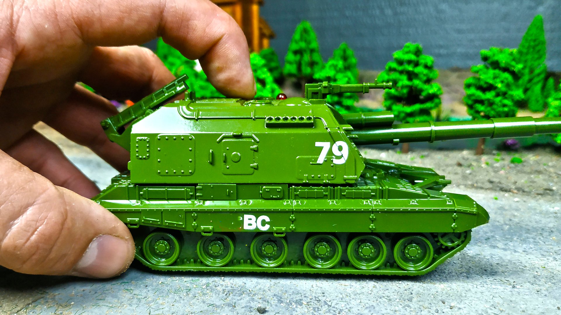 Едет ГАУБИЦА МСТА моделька Технопарк. Про машинки. смотреть онлайн