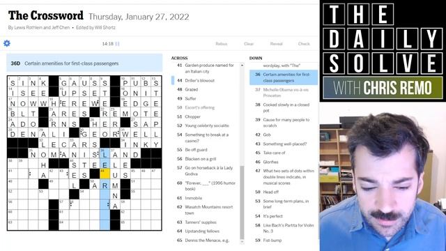 How Fast Can You Get This Crossword Theme? - 27 January 2022 New York Times Crossword смотреть онлайн
