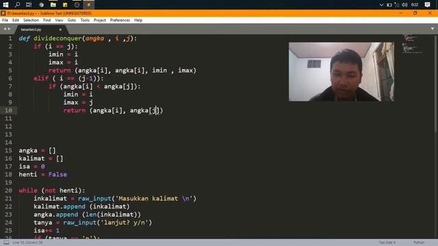 DIvide and Conquer | Python смотреть онлайн