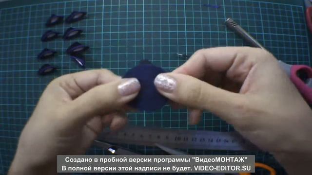 Как сделать цветок Канзаши смотреть онлайн