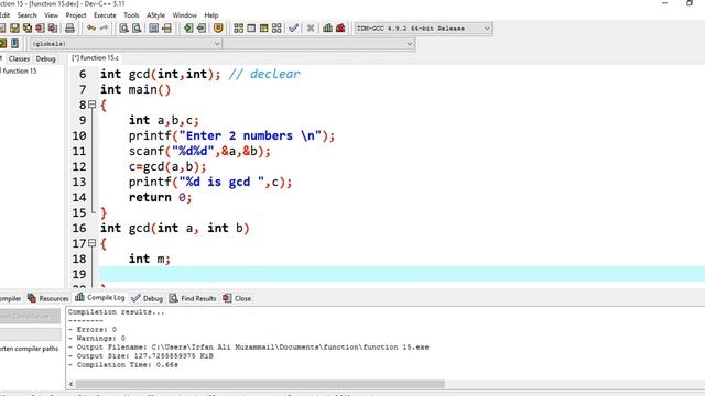 function 15. GCD of two numbers смотреть онлайн