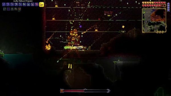 Terraria Speedrun moon lord (world record) real 100%
