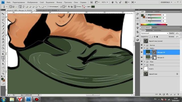 VECTOR ART! РИСУНОК В СТИЛЕ GTA Speed Art #2 смотреть онлайн