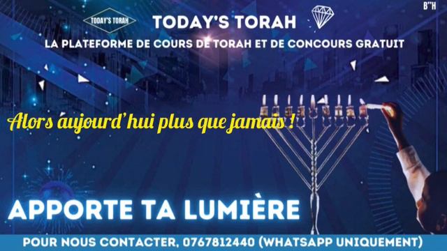 Today's Torah- Chanson Spécial Hannouka