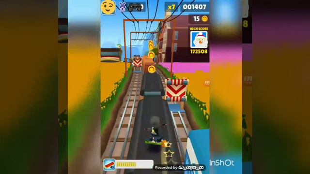 Играю в Subway Surf под музыку!! смотреть онлайн