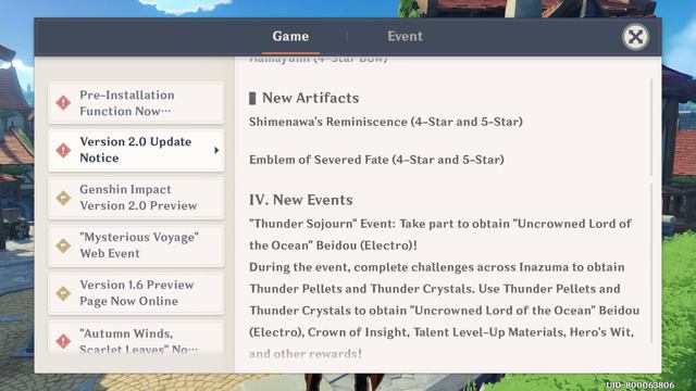 Genshin Impact 2.0 Ver Pre-installation Now Available - Character & Weapons Banner Update смотреть онлайн