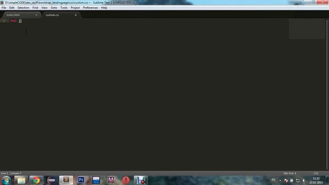 Landing page design with BOOTSTRAP смотреть онлайн