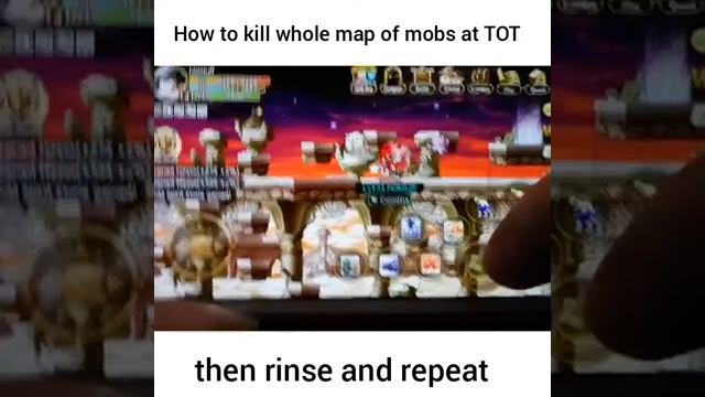 Pocket mapleStory Dual Blade training at ToT - How to llvl up fast kill whole map смотреть онлайн