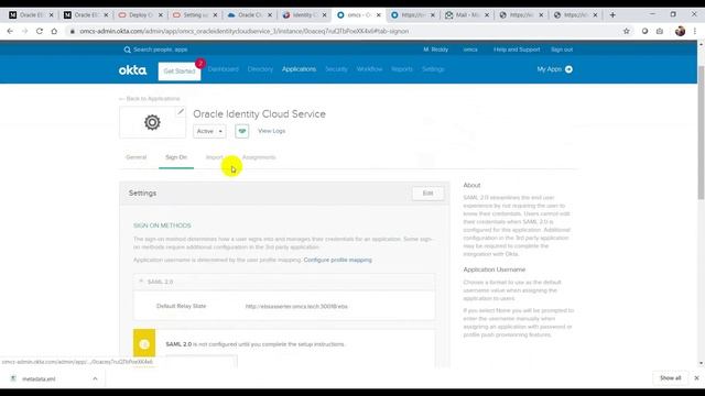 Setting Up Federation Between Okta and Oracle Identity Cloud Service(IDCS) смотреть онлайн