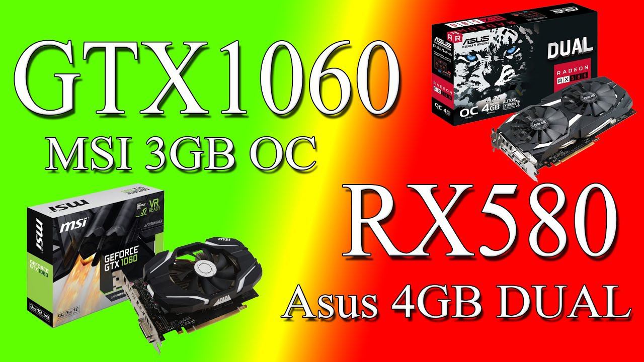 Asus RX580 DUAL 4GB vs MSI GTX1060 OC 3GB в Battlefield 1 и еще 4 игры смотреть онлайн