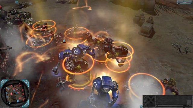Ultramarines & Black Templars vs Orks - Destroyer 40K Mod | Warhammer 40K: Dawn of War 2 Retributio смотреть онлайн