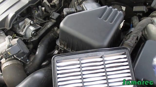 Hyundai i30 Замена воздушного фильтра смотреть онлайн