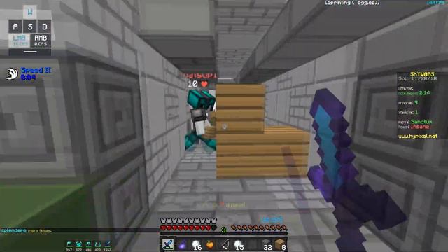Блад ЭФЕКТ!!! (sky Wars hypixel) смотреть онлайн